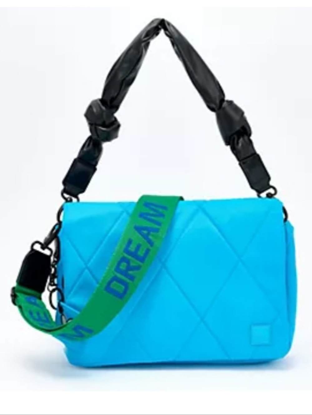 Shawn Killinger x IHKWIP Knotted Shoulder Bag with Two Straps Blue/ Dream